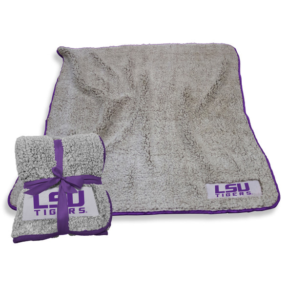 LSU Tigers Frosty Fleece Blanket | Logo Chair | 162-25F-1