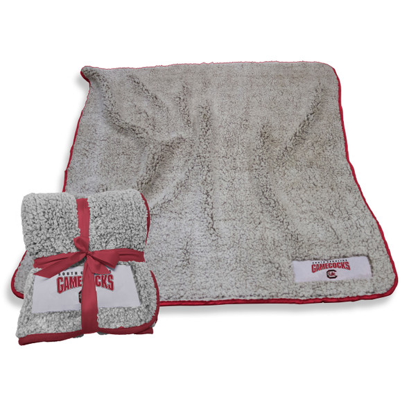 South Carolina Gamecocks Frosty Fleece Blanket | Logo Chair | 208-25F-1