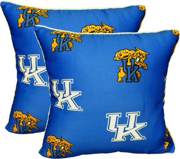 Kentucky Wildcats 16" x 16" Decorative Pillow Pair | College Covers | KENDPPR