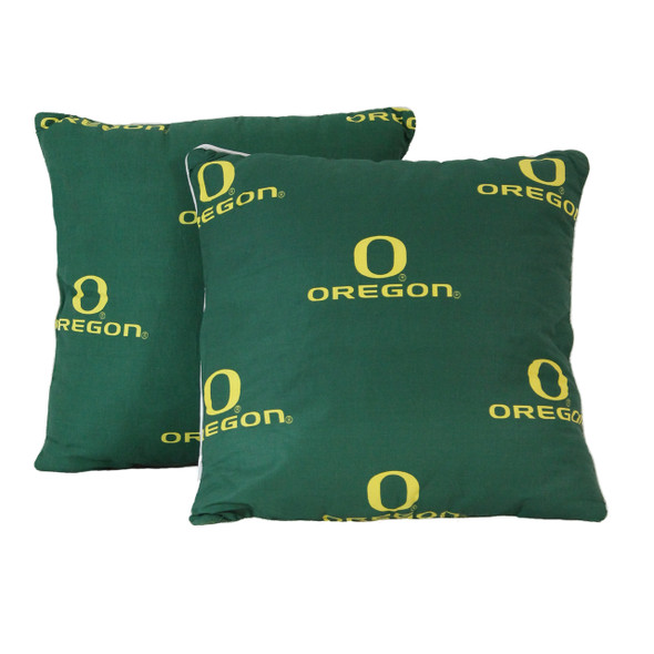 Oregon Ducks 16" x 16" Decorative Pillow Pair | College Covers | OREDPPR