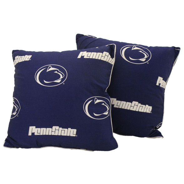 Penn State Nittany Lions 16" x 16" Decorative Pillow Pair | College Covers | PSUDPPR Penn State Nittany Lions 16" x 16" Decorative Pillow Pair | College Covers | PSUDPPR