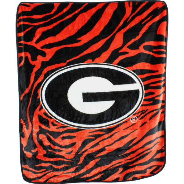 Georiga Bulldogs Throw Blanket