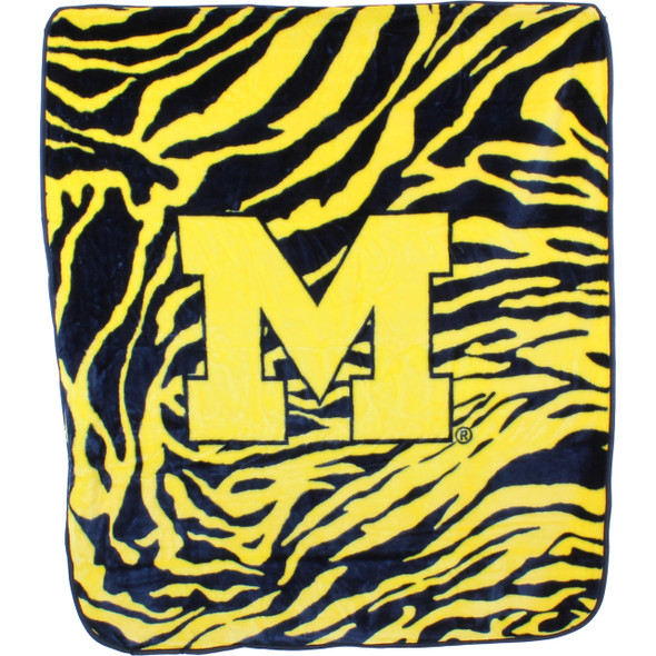 Michigan Wolverines Throw Blanket