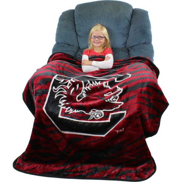 South Carolina Gamecocks Throw Blanket