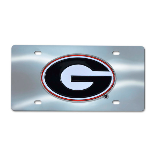 Georgia Bulldogs Diecast License Plate | Logo Chair | 142-F114-CRM
