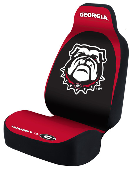 Georgia Bulldogs Universal Car Sear Cover| Coverking | USCSELA117