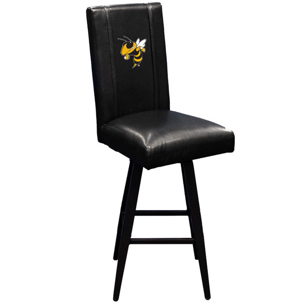 Georgia Tech Yellow Jackets Bar Stool Swivel 2000 |  Dreamseat |XZ2000BSSBLK-PSCOL12081