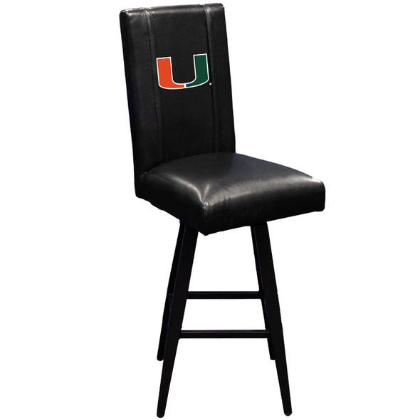 Miami HurricanesBar Stool Swivel 2000 | Dreamseat |XZ2000BSSBLK-PSCOL12110
