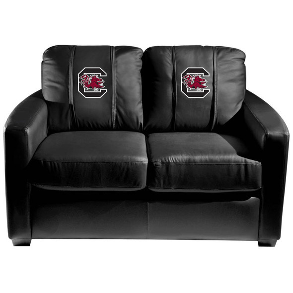 South Carolina Gamecocks  Silver Love Seat | Dreamseat | XZ7759003LSCDBK-PSCOL12090