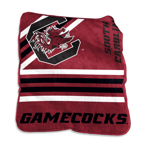 South Carolina Gamecocks Raschel Throw Blanket | Logo Chair | 208-26C