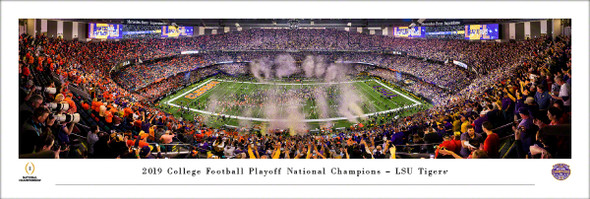 LSU Tigers Panoramic National Champions Photo Print | Blakeway | CFPC20LSU