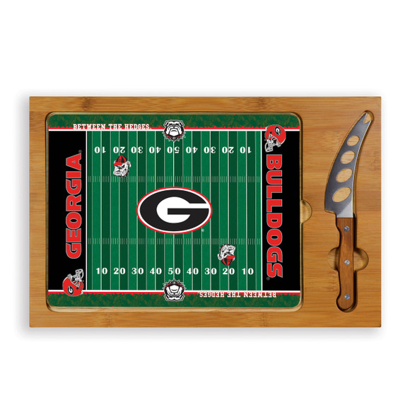 Georgia Bulldogs Icon Cheese Tray