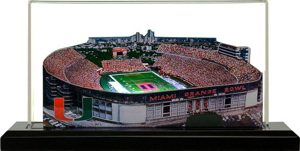 Miami Hurricanes Orange Bowl 3-D Stadium Replica|Homefields |2000621S