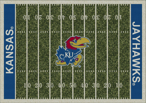 Kansas Jayhawks Football Field Rug | Imperial | 524-3020