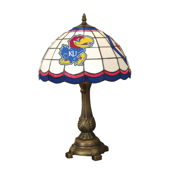 Kansas Jayhawks Tiffany Table Lamp | MEMORY COMPANY | KAN-500