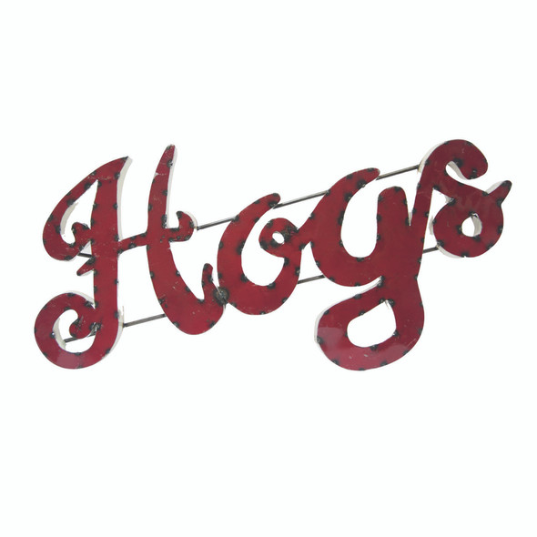 Arkansas Razorbacks Recycled Metal Wall Decor Hogs | LRT SALES | HOGSWD