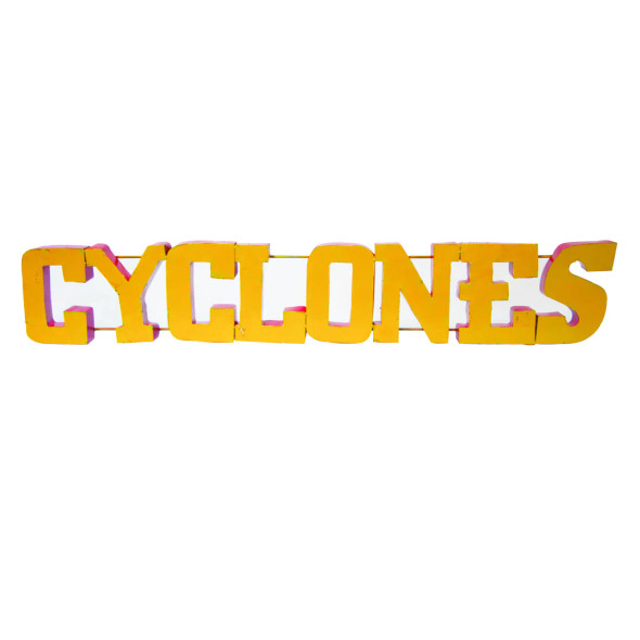 Iowa State Cyclones Recycled Metal Wall Decor | LRT SALES | CYCLONESWD