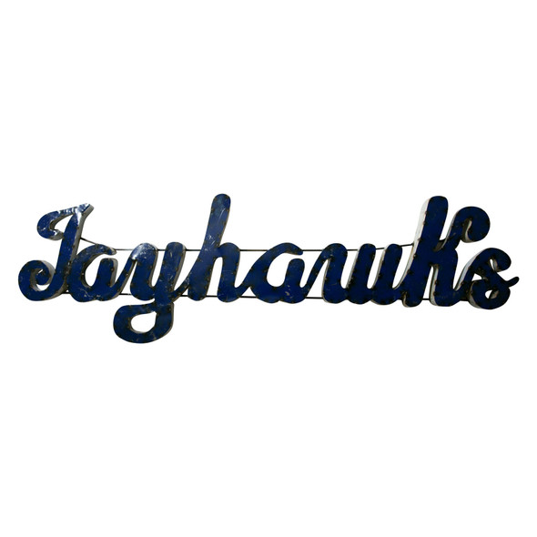 Kansas Jayhawks Recycled Metal Wall Decor Jayhawks | LRT SALES | JAYHAWKSWD