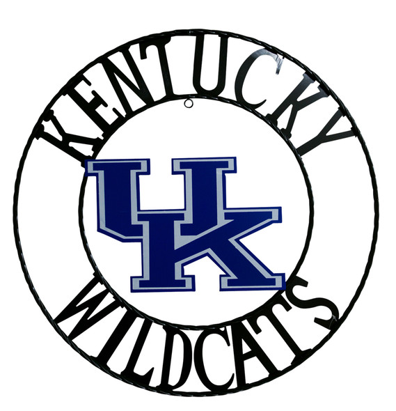 Kentucky Wildcats Wrought Iron Wall Decor | LRT SALES | UKWRI24