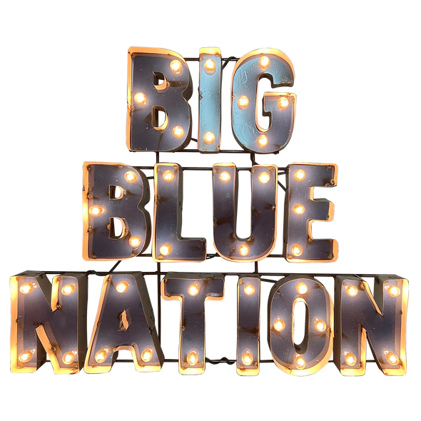 Kentucky Wildcats Recycled Metal Wall Decor Illuminated | LRT SALES | BGBLNTWDLGT