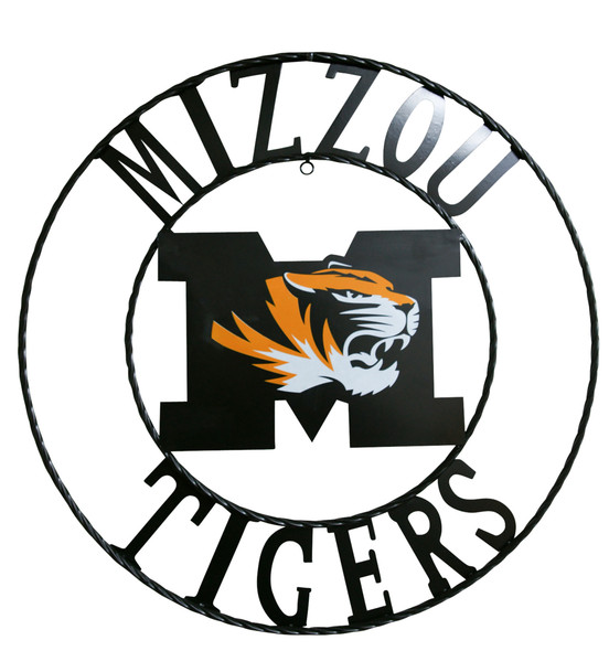 Missouri Tigers Wrought Iron Wall Decor 24 | lrt sales | MIZWRI24
