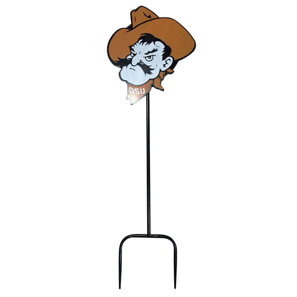 Oklahoma State Cowboys Wrought Iron Yard Decor | LRT SALES | OKSFLWWRI