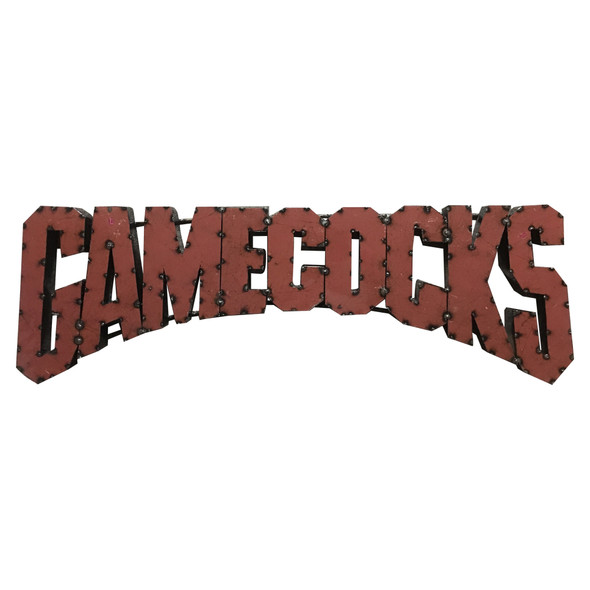 South Carolina Gamecocks Recycled Metal Wall Decor | LRT SALES | GAMECOCKSWD