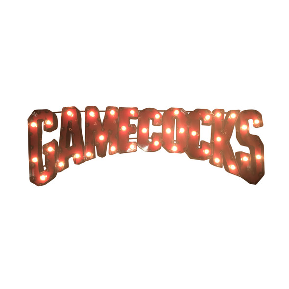South Carolina Gamecocks Recycled Metal Wall Decor | LRT SALES | GAMECOCKSWDLGT