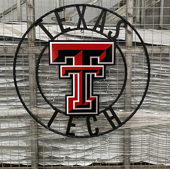 Texas Tech Red Raiders Wrought Iron Wall Decor 18 | LRT SALES | TTWRI18
