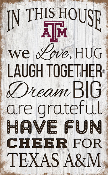 Texas A&M Aggies In This House Wall Art |FAN CREATIONS | C0976-Texas A&M Texas A&M Aggies In This House Wall Art |FAN CREATIONS | C0976-Texas A&M
