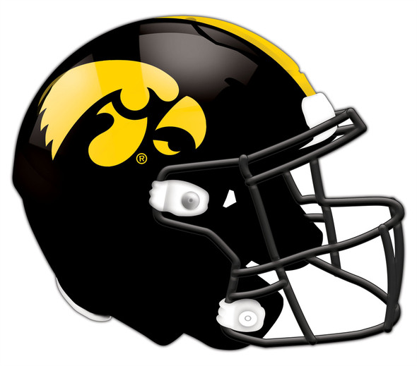 Iowa Hawkeyes Authentic Helmet Cutout 24" Wall Art | FAN CREATIONS |  C0987-Iowa