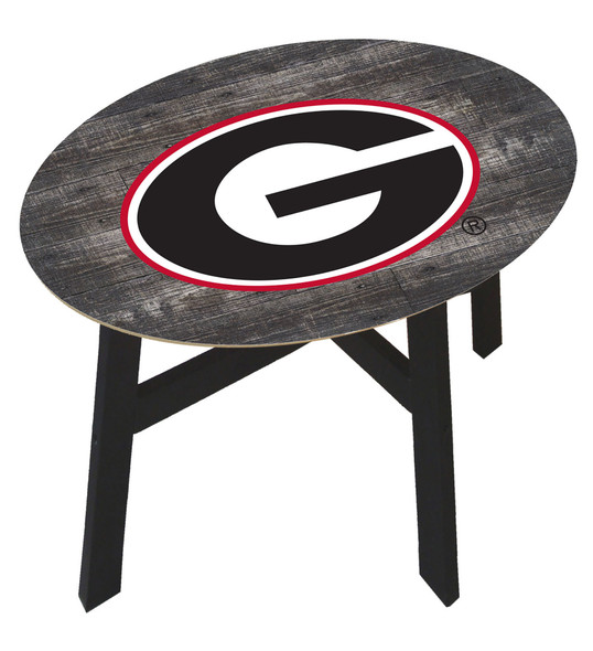 Georgia Bullldogs Distressed Wood Side Table |FAN CREATIONS | C0823-Georgia