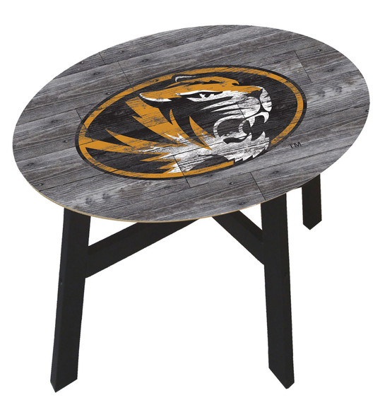 Missouri Tigers Distressed Wood Side Table |FAN CREATIONS | C0823-Missouri