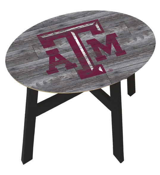 Texas A&M Aggies Distressed Wood Side Table |FAN CREATIONS | C0823-Texas A&M Texas A&M Aggies Distressed Wood Side Table |FAN CREATIONS | C0823-Texas A&M