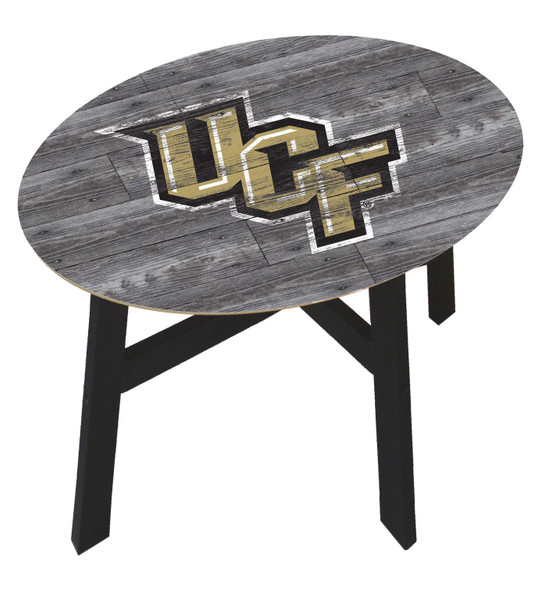 UCF Knights Distressed Wood Side Table |FAN CREATIONS | C0823-UCF