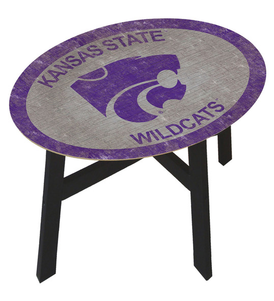Kansas State Wildcats Team Color Side Table |FAN CREATIONS | C0825-Kansas State