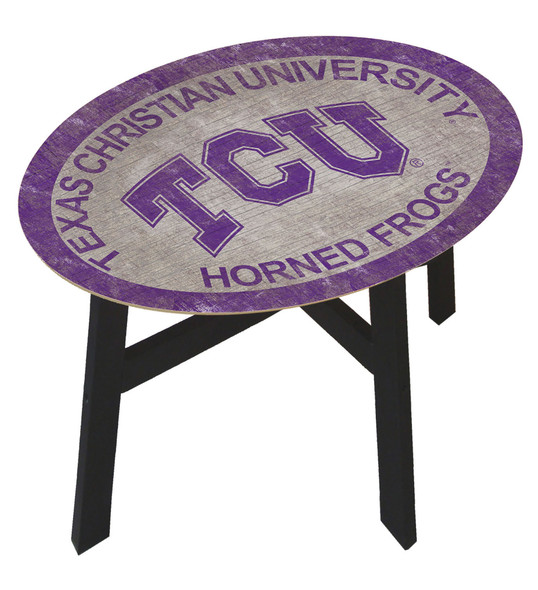 TCU Horned Frogs Team Color Side Table |FAN CREATIONS | C0825-TCU