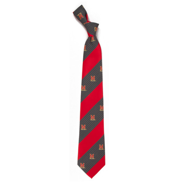 Maryland Terrapins Geo Stripe Tie | Eagles Wings | 6899