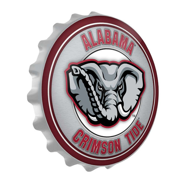 Alabama Crimson Tide Al Logo - Bottle Cap Wall Sign Alabama Crimson Tide Al Logo - Bottle Cap Wall Sign