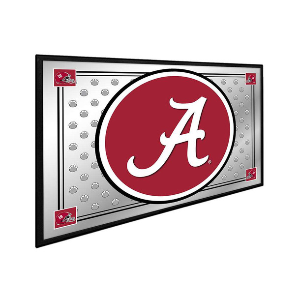 Alabama Crimson Tide Team Spirit - Framed Mirrored Wall Sign - Mirrored Alabama Crimson Tide Team Spirit - Framed Mirrored Wall Sign - Mirrored