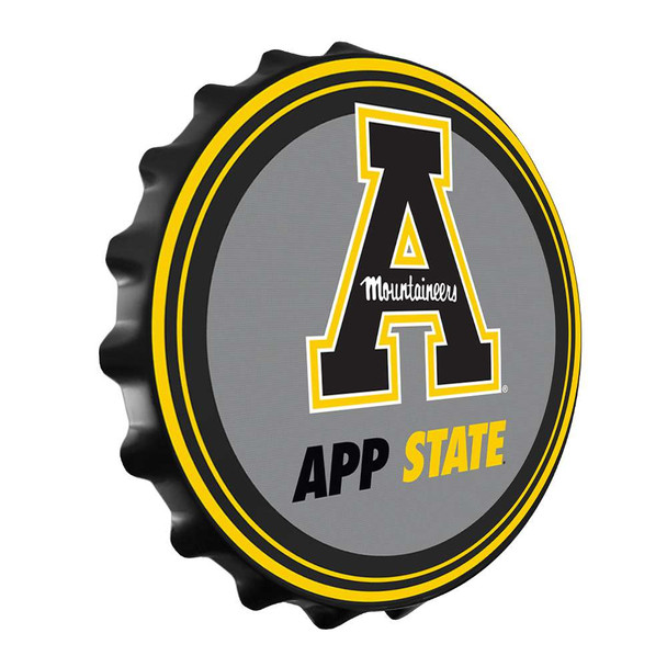 Appalachian State Mountaineers App State - Bottle Cap Wall Sign Appalachian State Mountaineers App State - Bottle Cap Wall Sign