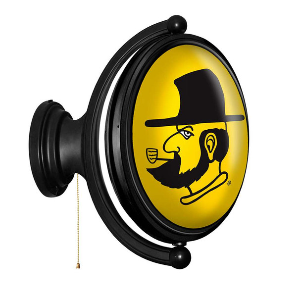 Appalachian State Mountaineers Yosef - Original Oval Rotating Lighted Wall Sign