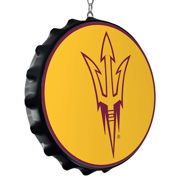 Arizona State Sun Devils Bottle Cap Dangler - Yellow