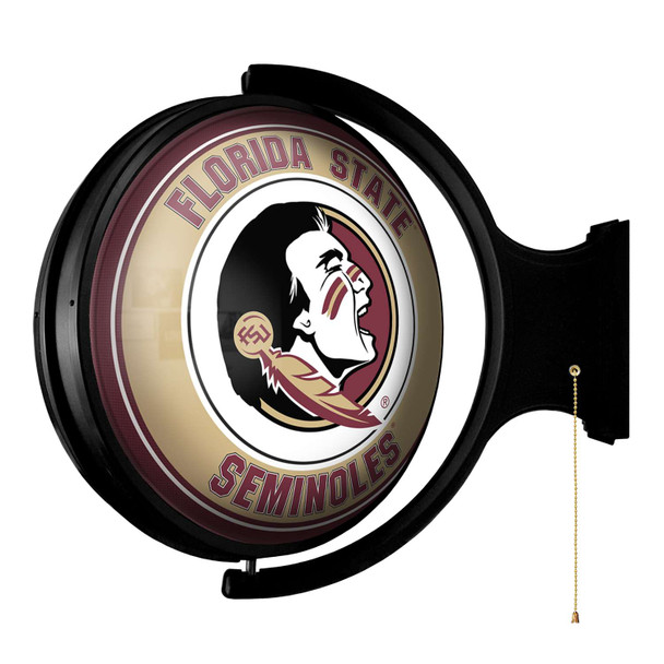 Florida State Seminoles Original Round Rotating Lighted Wall Sign Florida State Seminoles Original Round Rotating Lighted Wall Sign