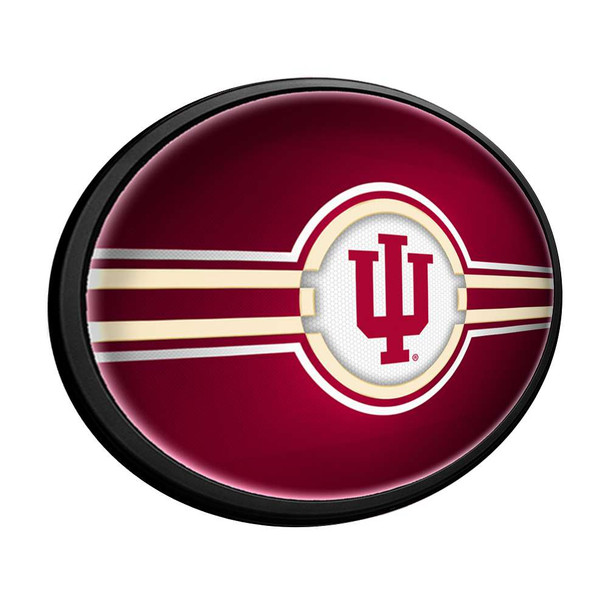 Indiana Hoosiers Oval Slimline Lighted Wall Sign