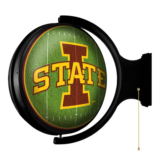 Iowa State Cyclones On the 50 - Rotating Lighted Wall Sign Iowa State Cyclones On the 50 - Rotating Lighted Wall Sign