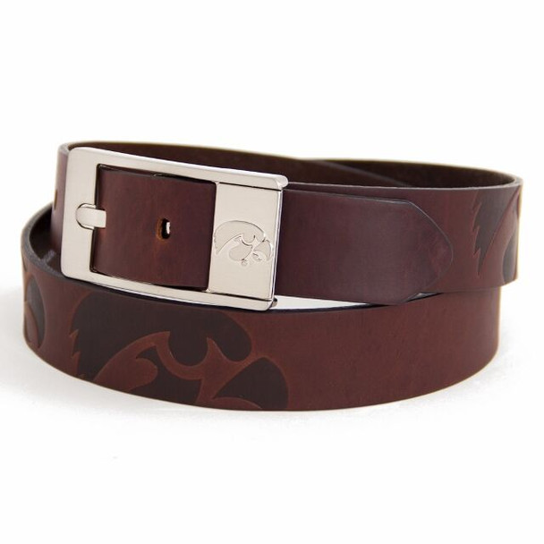 Iowa Hawkeyes Brandish Brown Belt | Eagles Wings | 9269- Iowa Hawkeyes Brandish Brown Belt | Eagles Wings | 9269-