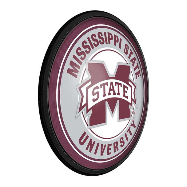 Mississippi State Bulldogs Round Slimline Lighted Wall Sign Mississippi State Bulldogs Round Slimline Lighted Wall Sign