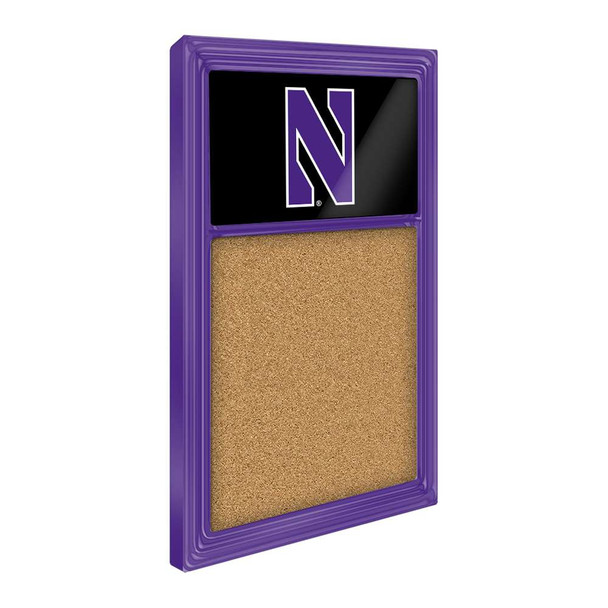Northwestern Wildcats Cork Note Board - Black / Purple Frame Northwestern Wildcats Cork Note Board - Black / Purple Frame