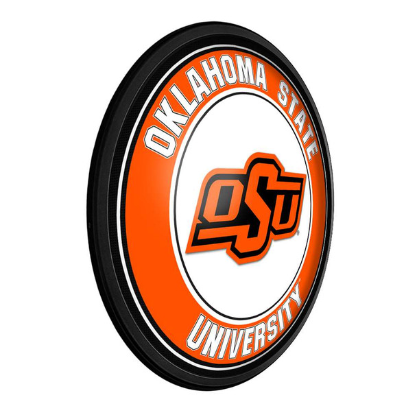 Oklahoma State Cowboys Round Slimline Lighted Wall Sign Oklahoma State Cowboys Round Slimline Lighted Wall Sign
